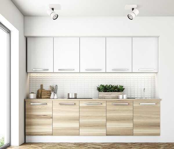 ITALUX SPL-2813-1B-WH Laconi stropní bodové svítidlo/spot 1xGU10 bílá, černá