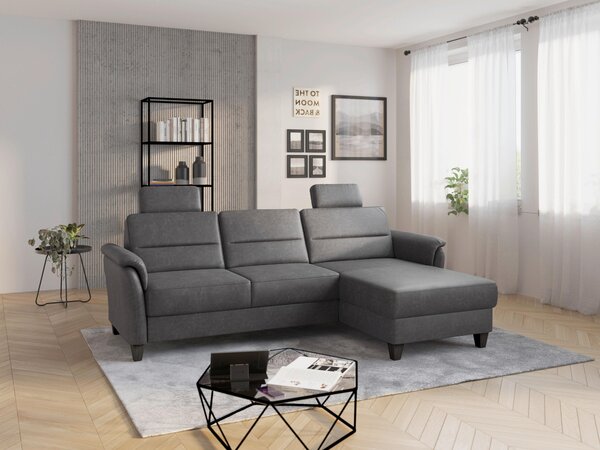 ROHOVÁ SEDAČKA, textil, antracitová Sit & More - Sedací soupravy, Online Only