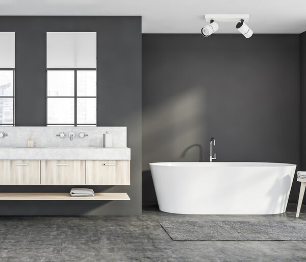 ITALUX SPL-2813-2B-WH Laconi stropní bodové svítidlo/spot 2xGU10 bílá, černá