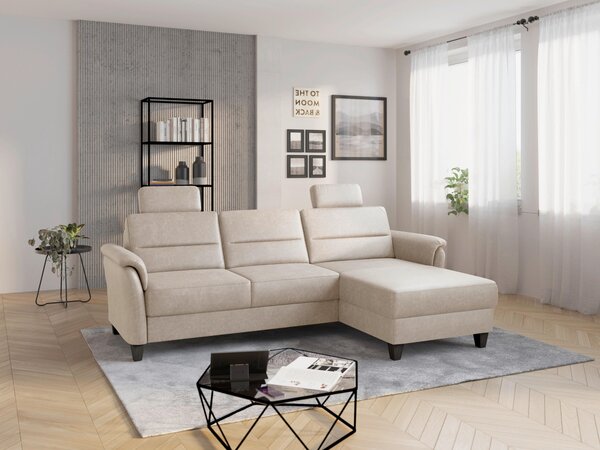 ROHOVÁ SEDAČKA, textil, béžová Sit & More - Sedací soupravy, Online Only