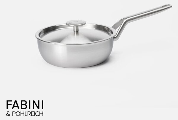 Fabini Kónický rendlík FABINI & Pohlreich 2.0, ø 20 cm (1,5 l) - Nerezový rendlík z vícevrstvé nerezové oceli s poklicí