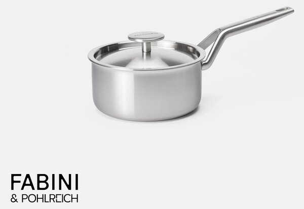 Fabini Rendlík FABINI & Pohlreich 2.0, ø 16 cm (1,2 l) - Nerezový beznýtový rendlík z vícevrstvé nerezové oceli s poklicí
