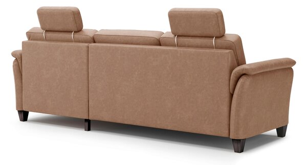 ROHOVÁ SEDAČKA, textil, koňaková Sit & More - Sedací soupravy, Online Only
