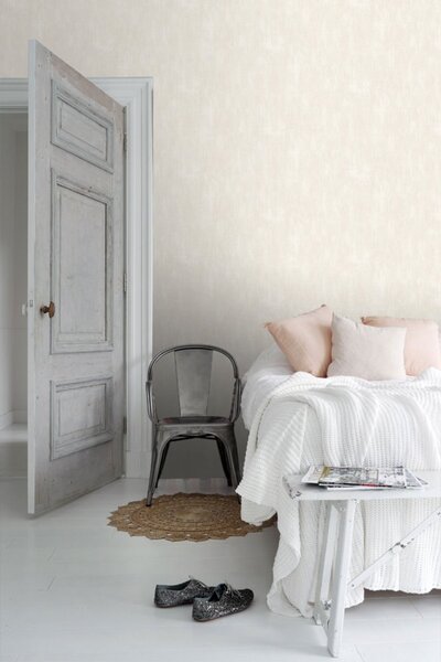 Žíhaná vliesová tapeta na zeď 148732, Blush, Esta Home