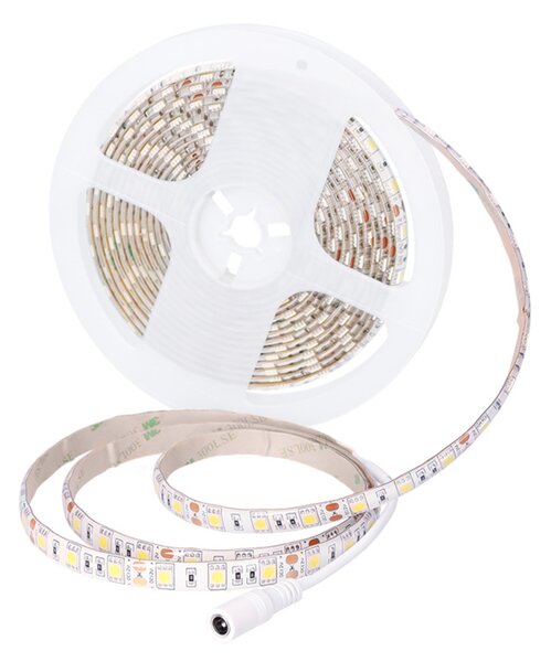 Solight LED světelný pás, 5m, SMD5050 60LED/m, 14,4W/m, IP65, studená bílá WM604