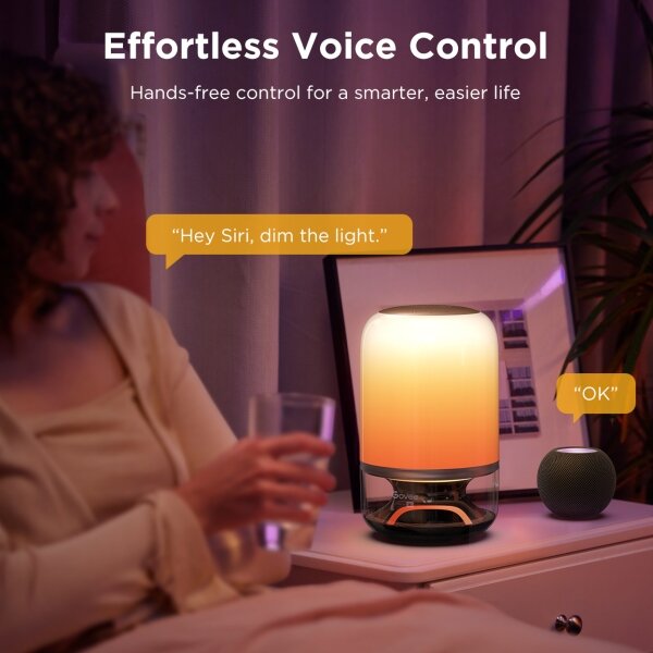 Govee - LED RGBW Stmívatelná stolní lampa s reproduktorem LED/36W/12V Wi-Fi