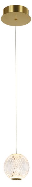 ITALUX PND-12220121-1A-GD Rosario závěsné svítidlo LED D120mm 4,2W/280lm 3200K zlatá