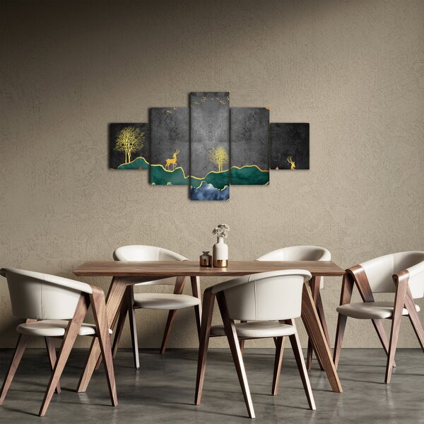 Obraz - Horská scenérie (125x70 cm)