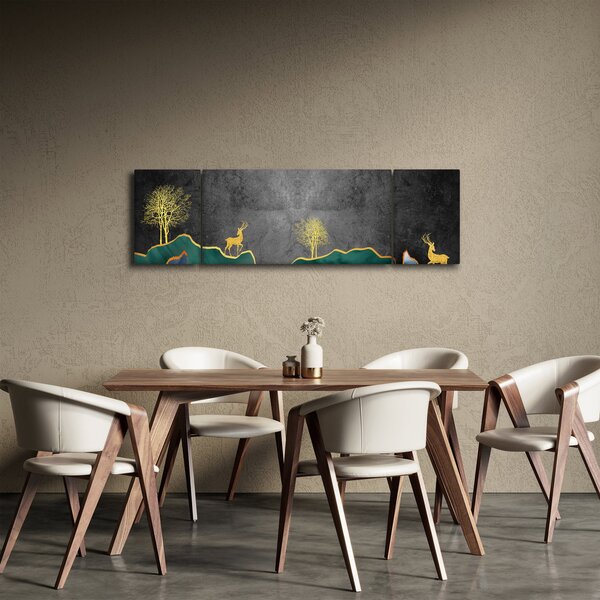 Obraz - Horská scenérie (170x50 cm)
