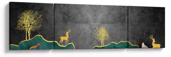 Obraz - Horská scenérie (170x50 cm)