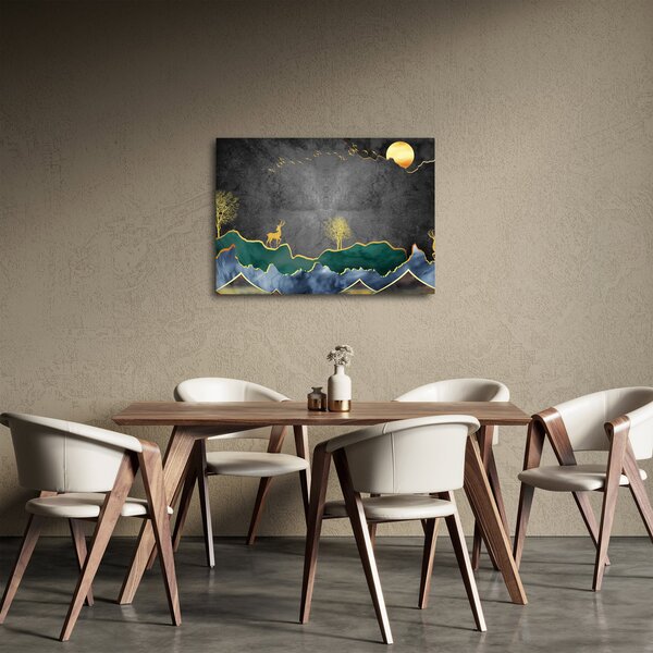 Obraz - Horská scenérie (70x50 cm)