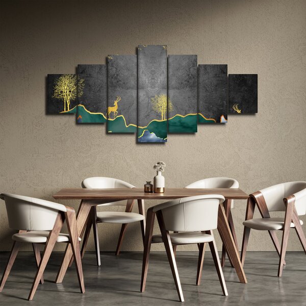 Obraz - Horská scenérie (210x100 cm)