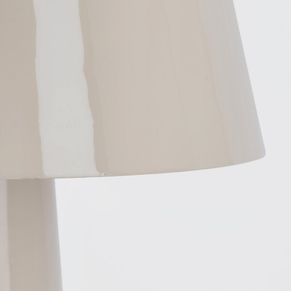 Bizzotto Béžová koková stolní lampa Turner 39 cm