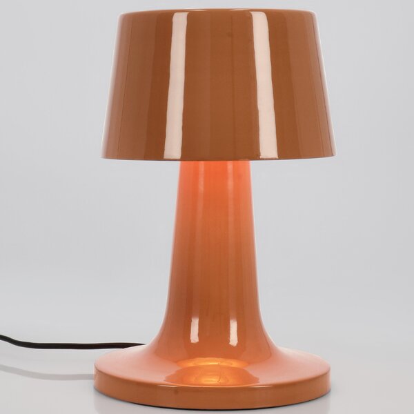 Bizzotto Oranžová koková stolní lampa Turner 39 cm