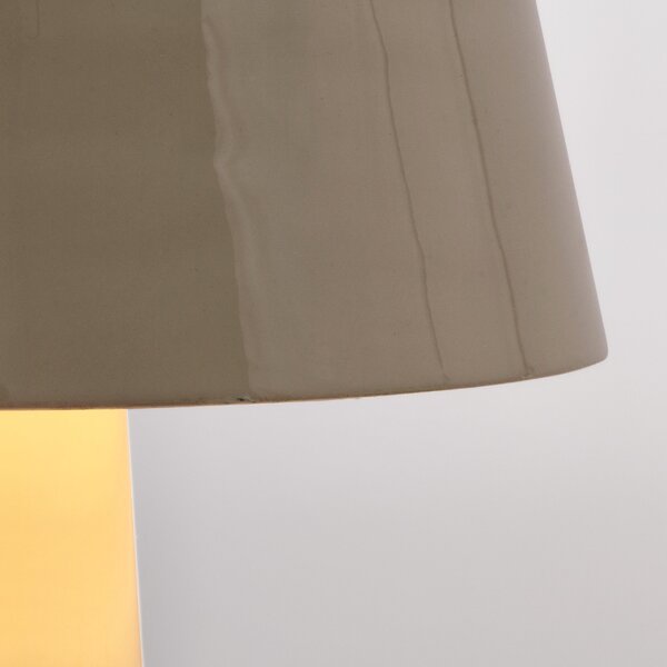 Bizzotto Béžová koková stolní lampa Turner 39 cm