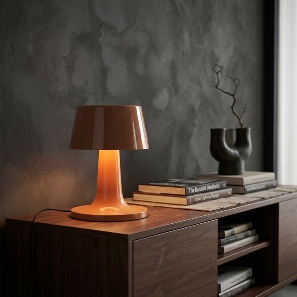 Bizzotto Oranžová koková stolní lampa Turner 39 cm