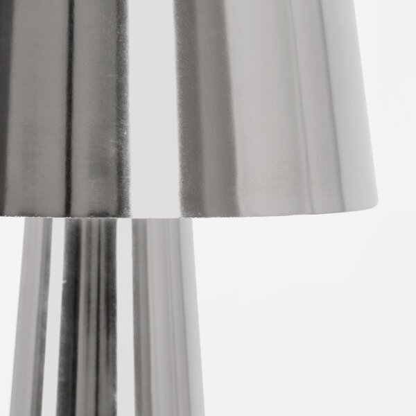 Bizzotto Stříbrná koková stolní lampa Turner 39 cm