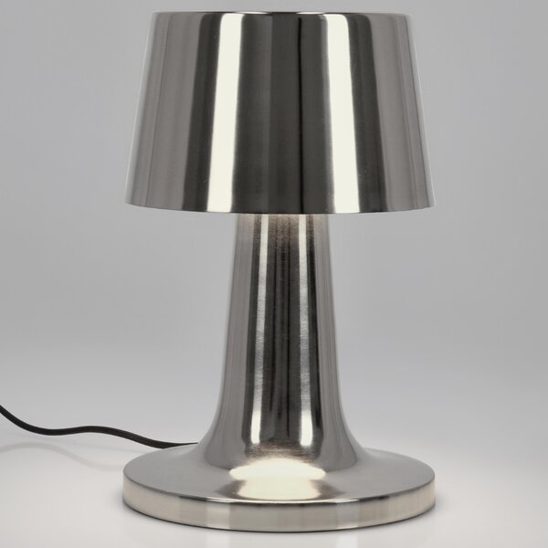 Bizzotto Stříbrná koková stolní lampa Turner 39 cm