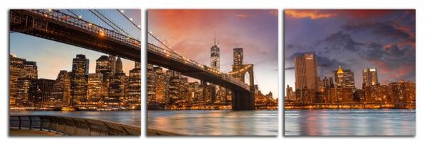 Moderní obraz New York v noci