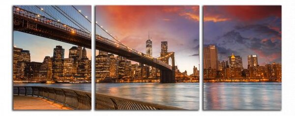 Moderní obraz New York v noci
