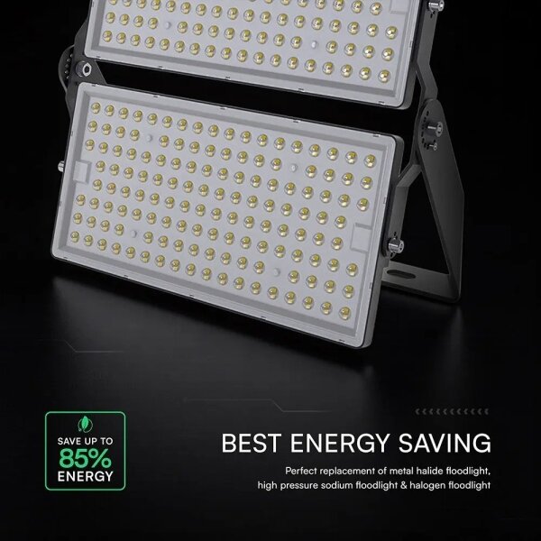 LED Reflektor LED/500W/230V 4000K IP65 šedá