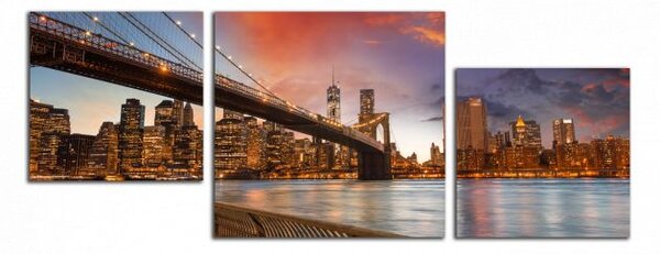 Moderní obraz New York v noci
