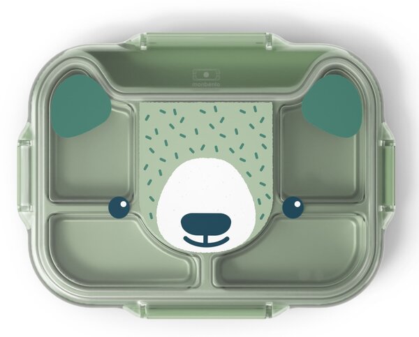Svačinový box Monbento Wonder Green Bear 950 ml