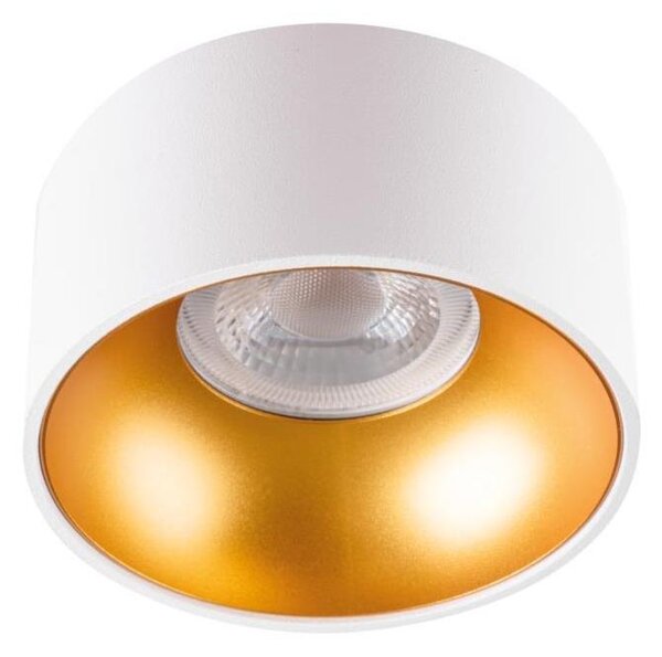 Kanlux 27576 - Podhledové svítidlo MINI RITI 1xGU10/25W/230V bílá/zlatá