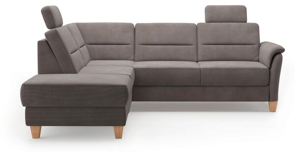 ROHOVÁ SEDAČKA, textil, tmavě hnědá Sit & More - Sedací soupravy, Online Only