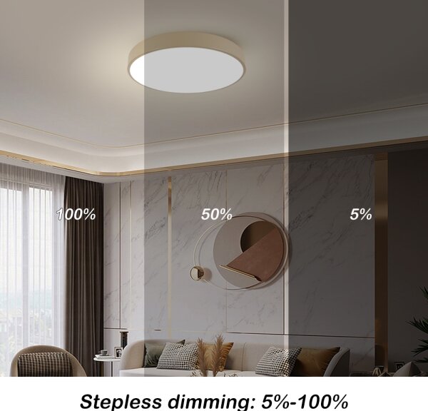 Brilagi -LED Stropní svítidlo POOL LED/60W/230V 3000/4000/6000K pr. 60 cm béžová