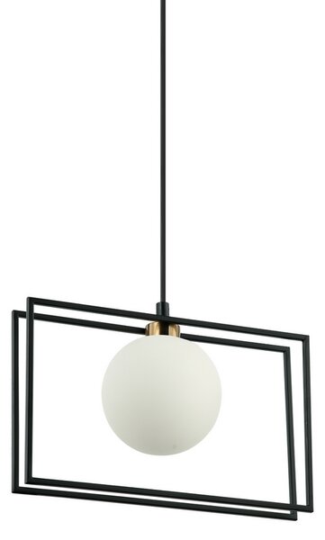 ITALUX PND-53423-1-BK Grosetta závěsné svítidlo 1xG9 černá, bílá