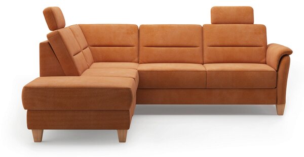 ROHOVÁ SEDAČKA, textil, terracotta Sit & More - Sedací soupravy, Online Only