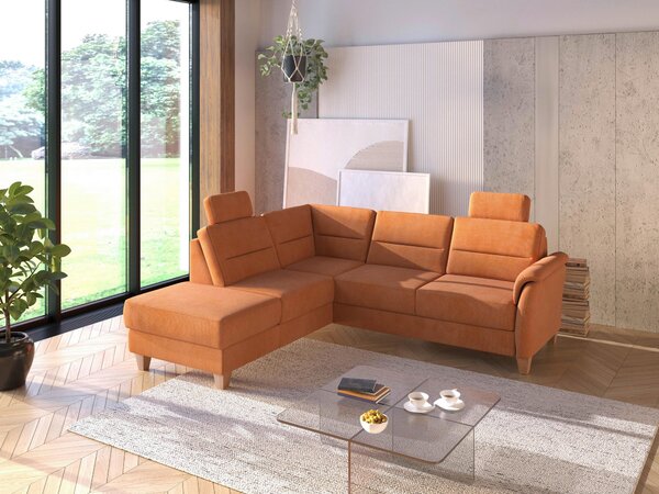 ROHOVÁ SEDAČKA, textil, terracotta Sit & More - Sedací soupravy, Online Only