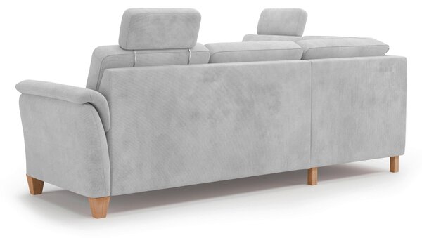 ROHOVÁ SEDAČKA, textil, barvy stříbra Sit & More - Sedací soupravy, Online Only