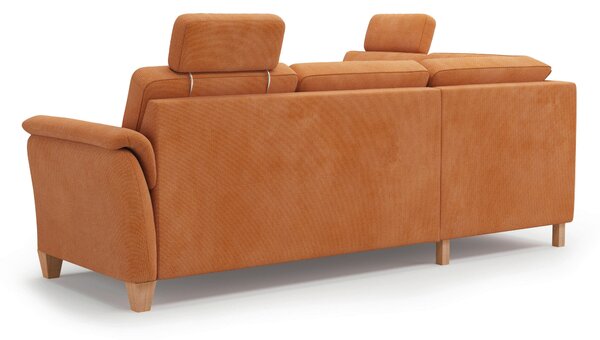 ROHOVÁ SEDAČKA, textil, terracotta Sit & More - Sedací soupravy, Online Only