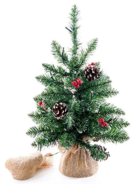 Vánoční stromek s osvětlením 45 x 26 cm, 20 LED