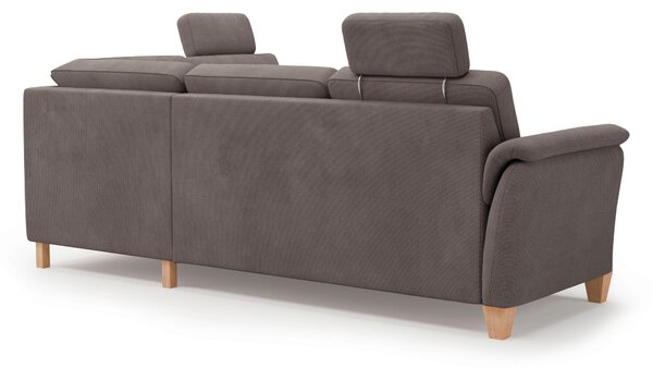 ROHOVÁ SEDAČKA, textil, tmavě hnědá Sit & More - Sedací soupravy, Online Only