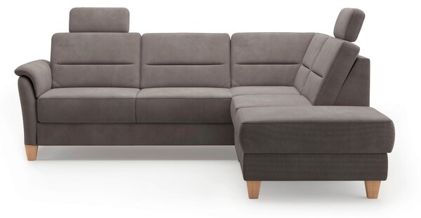 ROHOVÁ SEDAČKA, textil, tmavě hnědá Sit & More - Sedací soupravy, Online Only