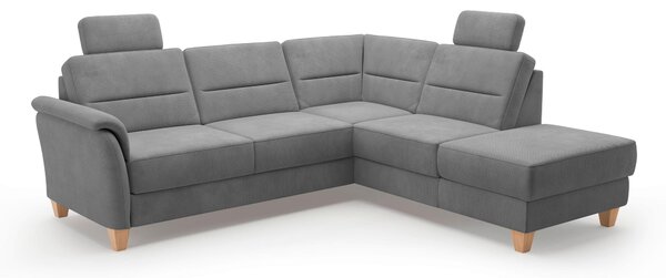 ROHOVÁ SEDAČKA, textil, šedá Sit & More - Sedací soupravy, Online Only