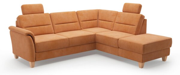 ROHOVÁ SEDAČKA, textil, terracotta Sit & More - Sedací soupravy, Online Only