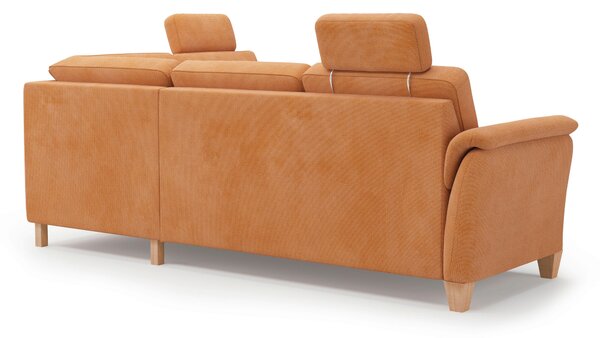 ROHOVÁ SEDAČKA, textil, terracotta Sit & More - Sedací soupravy, Online Only