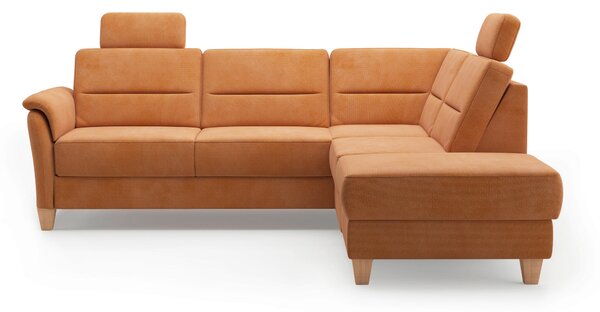 ROHOVÁ SEDAČKA, textil, terracotta Sit & More - Sedací soupravy, Online Only