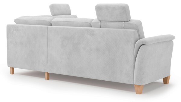 ROHOVÁ SEDAČKA, textil, barvy stříbra Sit & More - Sedací soupravy, Online Only