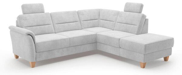 ROHOVÁ SEDAČKA, textil, barvy stříbra Sit & More - Sedací soupravy, Online Only