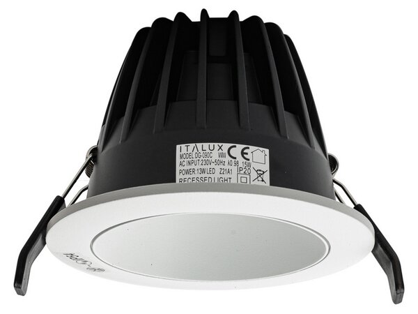 ITALUX DG-090C/WK-NW/50 Rezzo zápustné svítidlo LED D110mm 13W/1200lm 4000K IP54 bílá