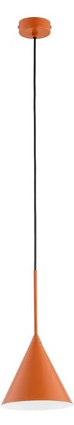 Lustr na lanku FABO 1xE27/15W/230V pr. 17 cm měděná