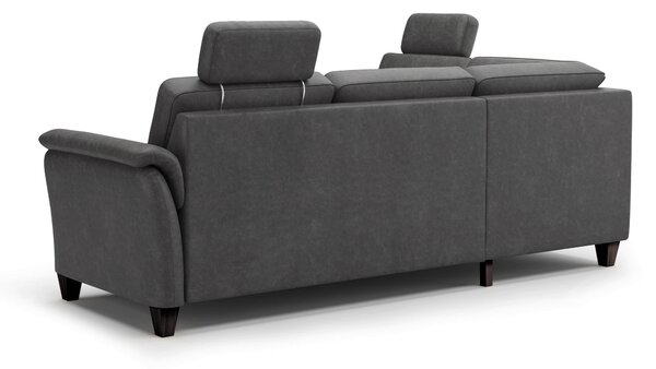 ROHOVÁ SEDAČKA, textil, antracitová Sit & More - Sedací soupravy, Online Only
