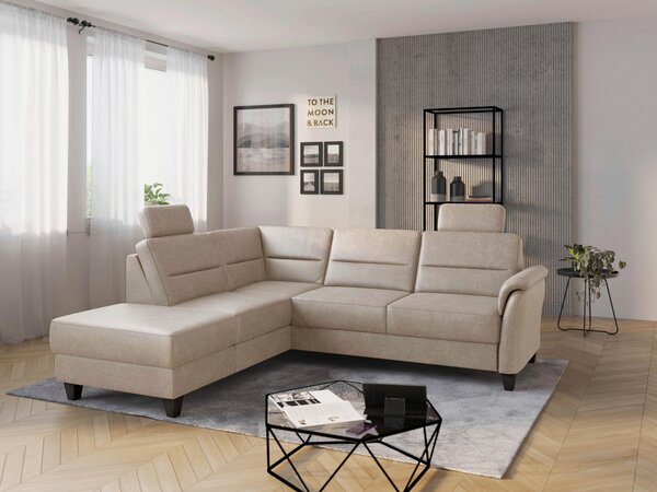 ROHOVÁ SEDAČKA, textil, béžová Sit & More - Sedací soupravy, Online Only