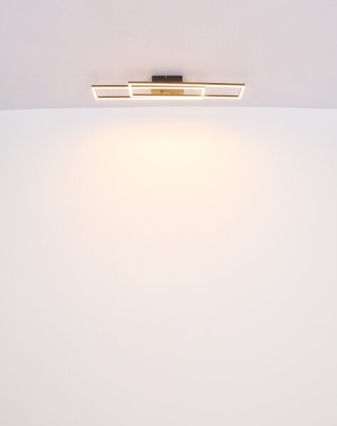 Globo 67208-30 - LED Stropní svítidlo DAKARI LED/30W/230V 3000K 60x80 cm černá