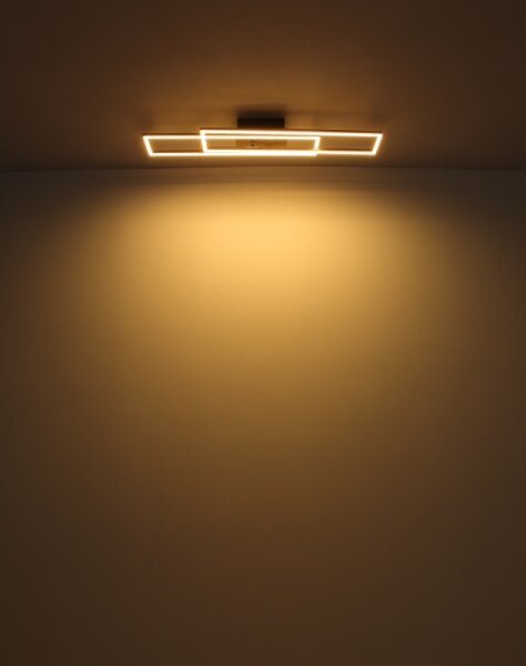 Globo 67208-30 - LED Stropní svítidlo DAKARI LED/30W/230V 3000K 60x80 cm černá